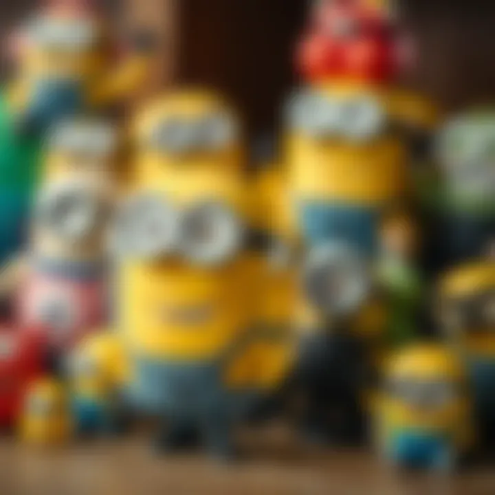 Diverse Minion Toy Collection Diverse collection of Minion-themed toys