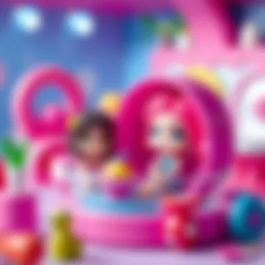 Modern designs of Polly Pocket illustrating contemporary toy trends