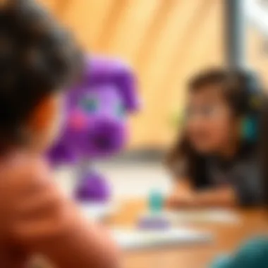 Lesson on Emotional Intelligence with Purple Character An emotional intelligence lesson involving a purple character