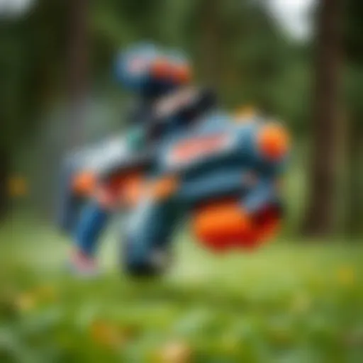 Dynamic gameplay showcasing Nerf X Shot in action