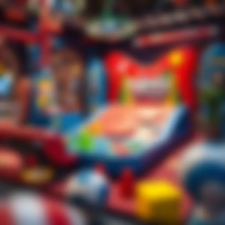 Interactive Play Area for New Twister Game setup showcasing the play area for new Twister