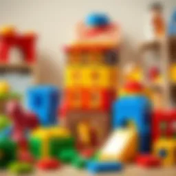 Creative playtime with building blocks