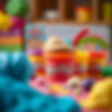 Exploring Creativity with Play Doh Colorful Play Doh set showcasing its creative potential