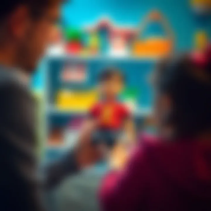 A parent selecting the right toy doll for their child