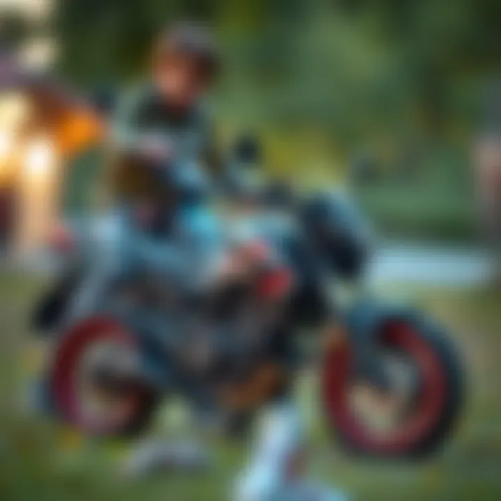 Choosing the Right Motorcycle for Kids Parents selecting an electric motorcycle for their child