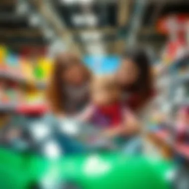 Guidance for Parents in Choosing Educational Toys Parents selecting toys for children at a store