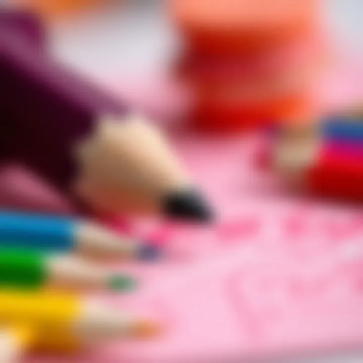 Exploring Techniques in Pastel Art A close-up of pastel pencil techniques