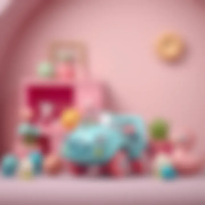 The Beauty of Pastel Hues Vibrant pastel colors arranged creatively