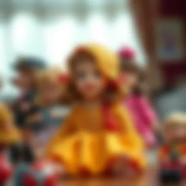 Evolution of Battery-Operated Dolls A historical timeline highlighting the evolution of battery-operated dolls over the decades.