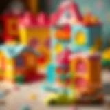 Colorful Polly Pocket toy sets showcasing imaginative play