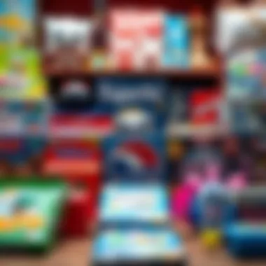 Top Brands in the World of Surprise Boxes A collection of popular surprise box brands displayed