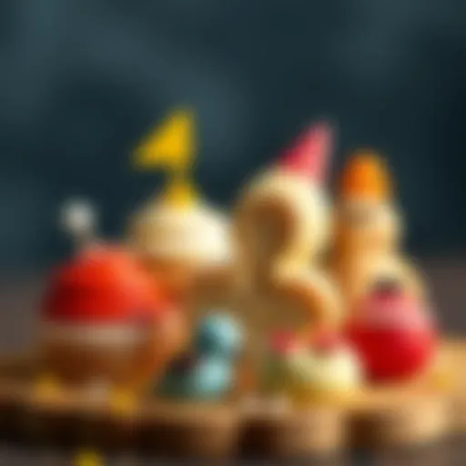 Colorful and imaginative pastries inspired by children's themes