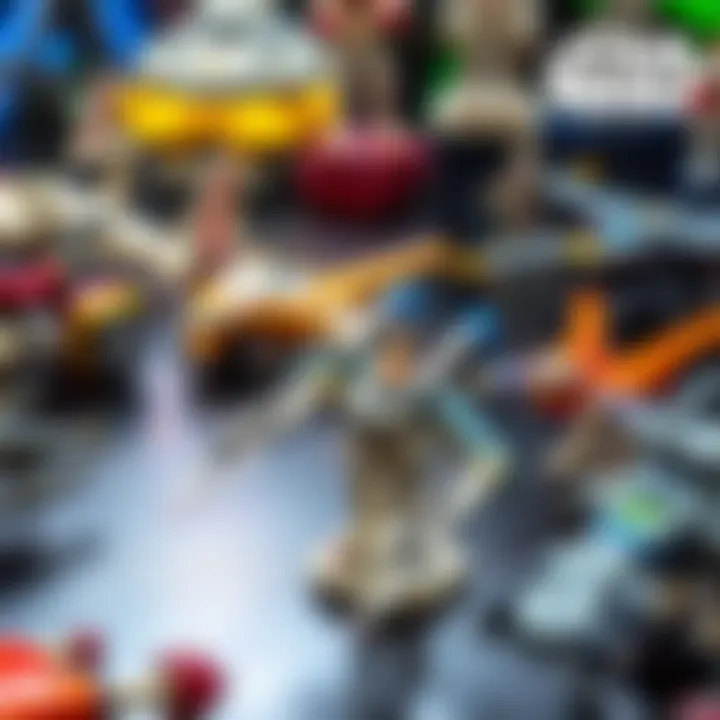 A colorful array of Revell Star Wars toy sets showcasing various models