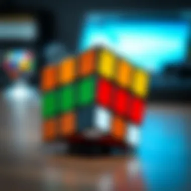 A visual representation of advanced techniques for proficient Rubik's Cube solving