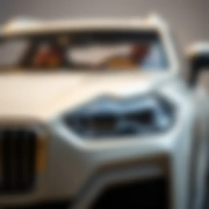 Safety Features in BMW Electric Models Close-up of safety features in BMW electric models