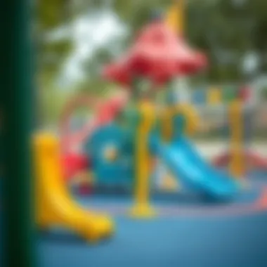 Safety measures in place for children's play area