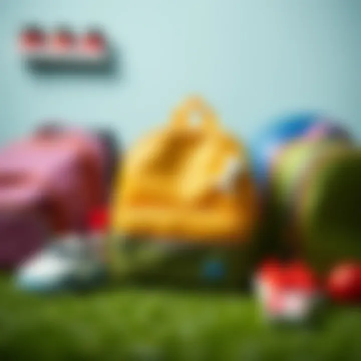 Maintenance tips for school bags displayed visually