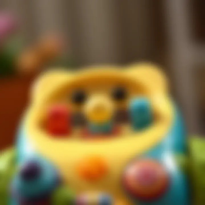 The Features of Educational Musical Toys Close-up of a musical baby toy