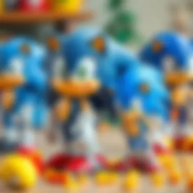 Variety of Sonic toys for different age groups