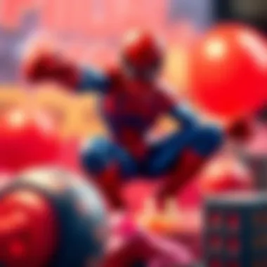 Creative Spider-Man invitation cards for a birthday celebration