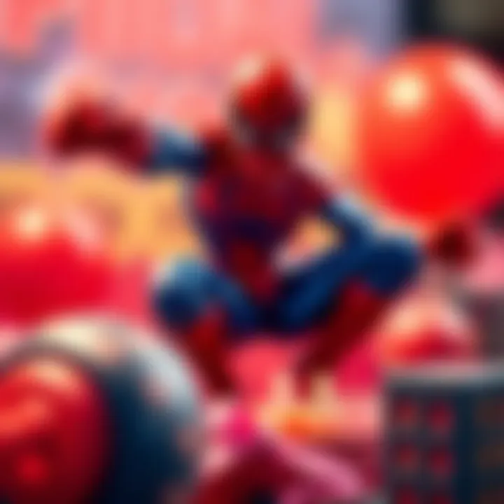 Creative Spider-Man invitation cards for a birthday celebration