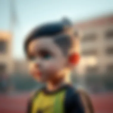 Sporty haircut for children