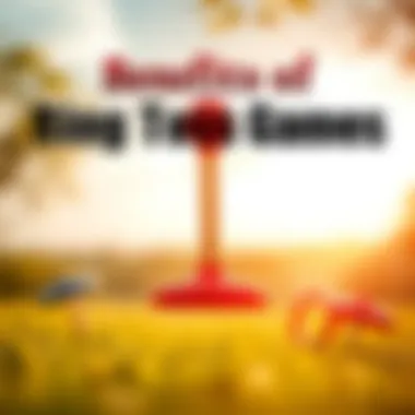 An educational infographic about the benefits of ring toss games for child development.