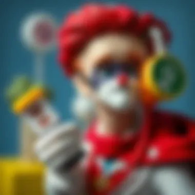 Artistic Inspiration from the Super Doctor Game Creative artwork inspired by the Super Doctor game