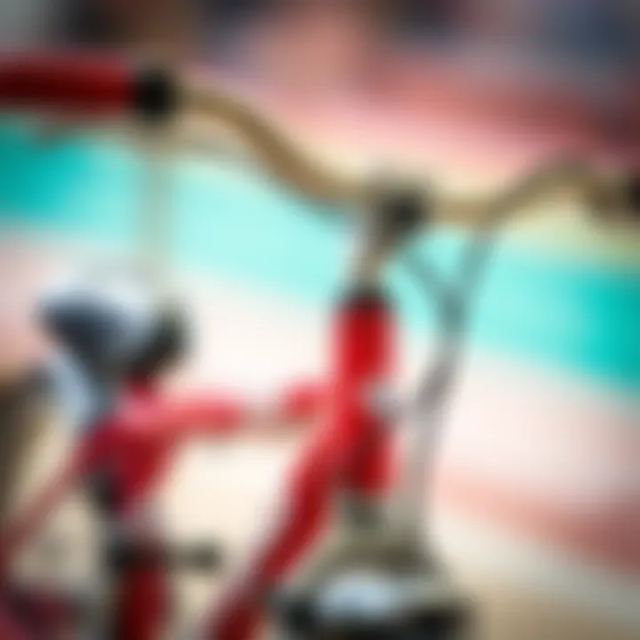 Close-up of bicycle features and quality materials