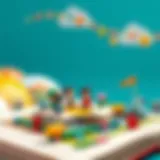 Colorful children's books for early development