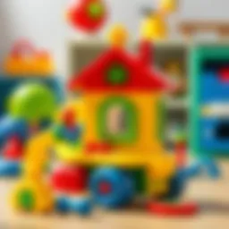 Colorful educational toys for young children