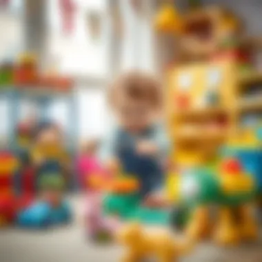 Parents choosing toys for their child