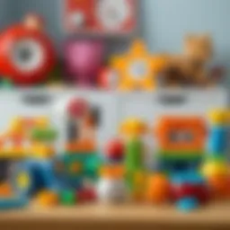 Colorful educational toys for six-year-olds