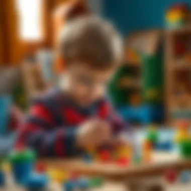 Creative Play for Child Development A child engaged in a creative play activity