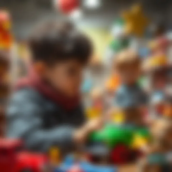 Guiding Parents in Toy Selection Parents selecting toys for their children