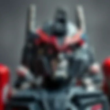 Rare Collectible Detail A close-up of a rare Transformers figure highlighting its detailed craftsmanship and collectible value.