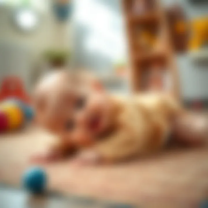 Tummy time for strengthening muscles