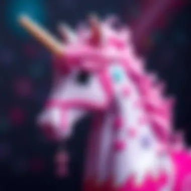 Surreal Unicorn Abstract An abstract representation of a unicorn, blending surreal elements and colors