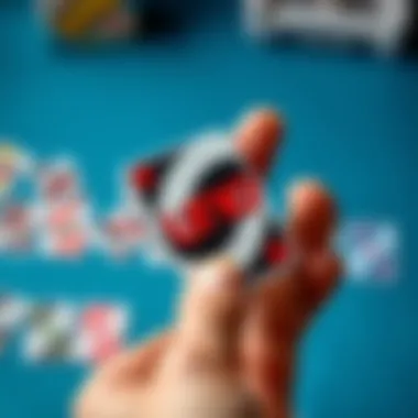 Close-up of an Uno Card Close-up of a hand holding an Uno card