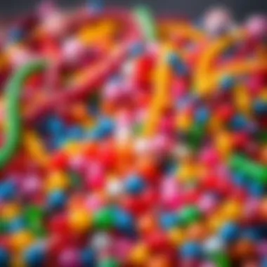 An assortment of vibrant beads ready for crafting