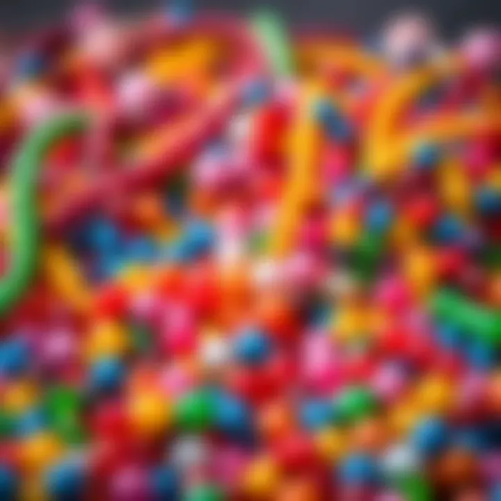 An assortment of vibrant beads ready for crafting