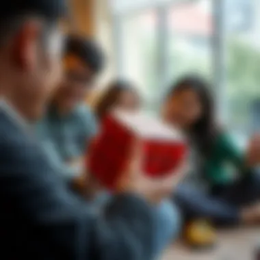 Group of individuals enjoying a game with the Xiaomi Rubik's Cube