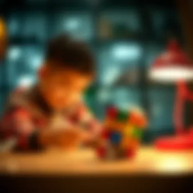 User engaged in solving the Xiaomi Rubik's Cube