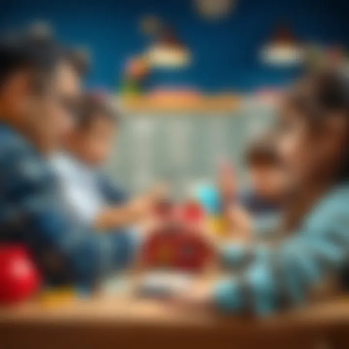 Parents Utilizing Yes-No Cards in Education Educational setting with parents using Yes-No cards for learning