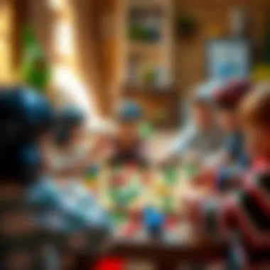 Group Enjoying a Memory Game Group enjoying a memory game